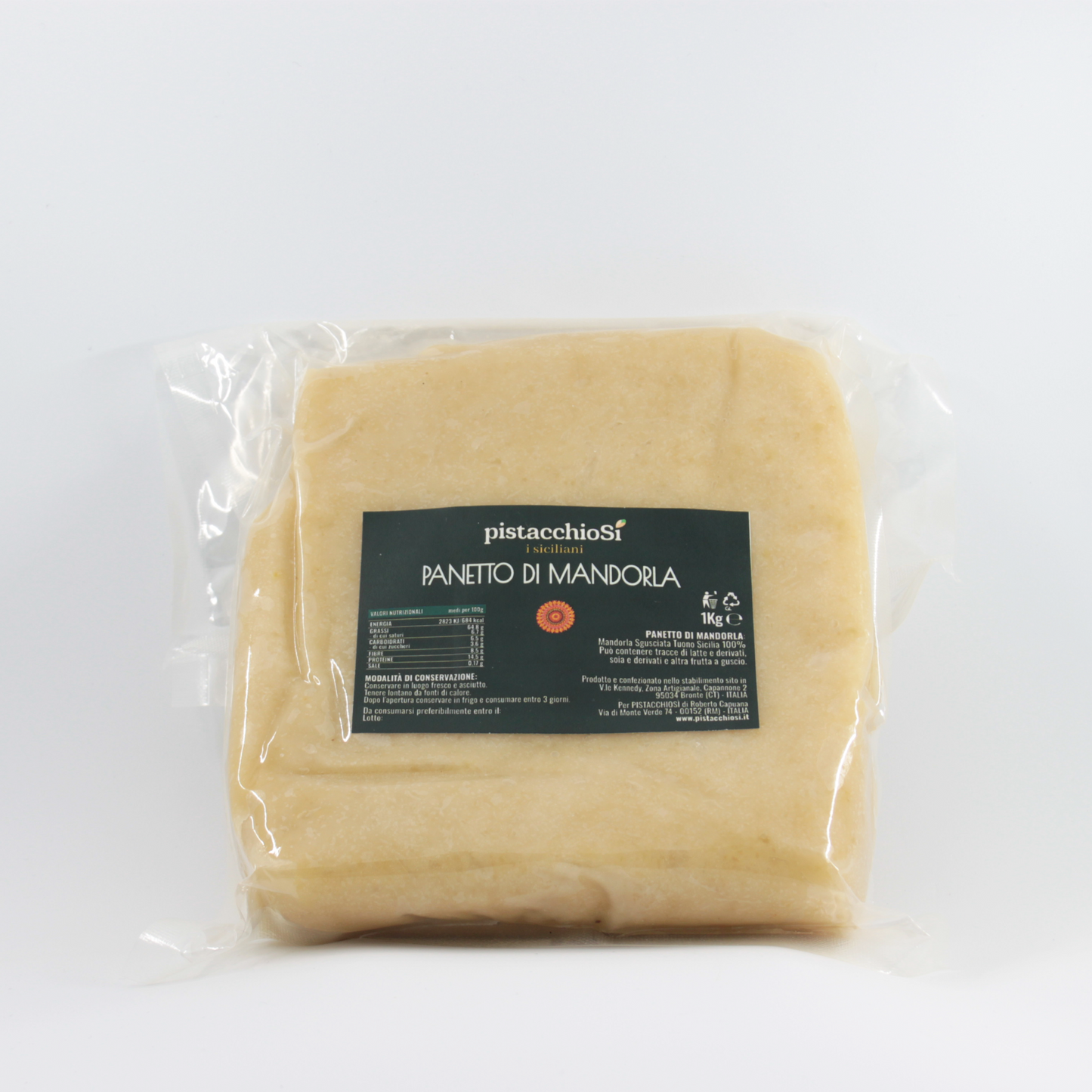 Panetto di pasta di Mandorla